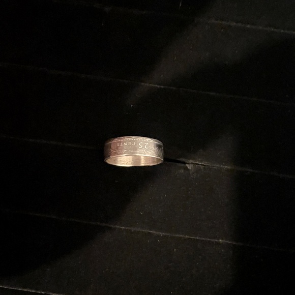 Quebec Silver coin crafted into a ring. - Picture 3 of 5